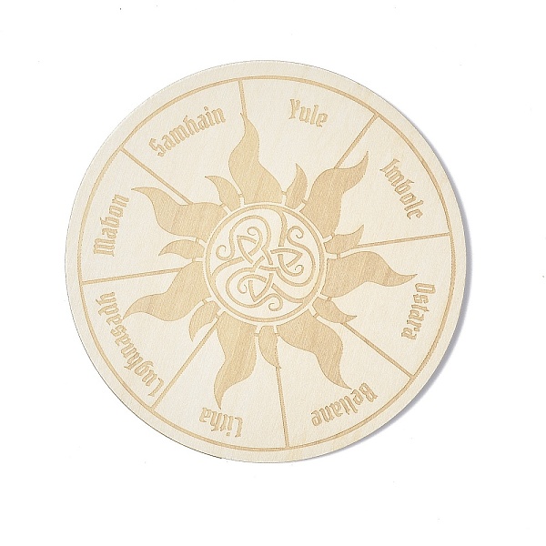 PandaHall Wooden Carved Cup Mats, Heat Resistant Pot Mats, Tarot Theme Pendulum Board, for Home Kitchen, Flat Round, Sun Pattern, 100x3mm..., Orange
PandaHall Wooden Carved Cup Mats, Heat Resistant Pot Mats, Tarot Theme Pendulum Board, for Home Kitchen, Flat Round, Sun Pattern, 100x3mm..., Orange