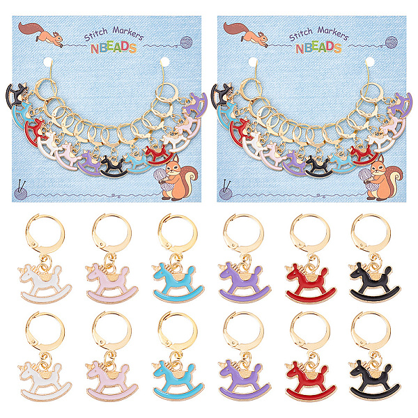 PandaHall Alloy Enamel Pendant Locking Stitch Markers, 304 Stainless Steel Leverback Earring & Steel Wine Glass Charm Rings Stitch Marker..., Multicolor
PandaHall Alloy Enamel Pendant Locking Stitch Markers, 304 Stainless Steel Leverback Earring & Steel Wine Glass Charm Rings Stitch Marker..., Multicolor