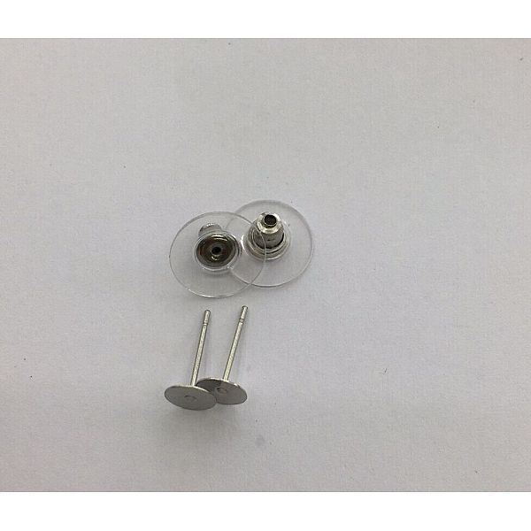 PandaHall 304 Stainless Steel Stud Earring Findings, with Ear Nuts/Earring Backs, Stainless Steel Color, 11.85x6mm, Pin: 0.7mm 304 Stainless...
PandaHall 304 Stainless Steel Stud Earring Findings, with Ear Nuts/Earring Backs, Stainless Steel Color, 11.85x6mm, Pin: 0.7mm 304 Stainless...