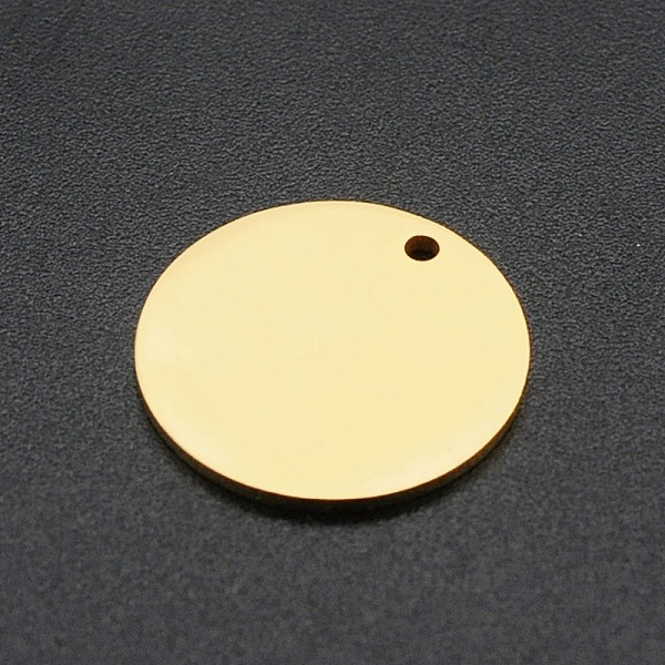 PandaHall 201 Stainless Steel Pendants, Stamping Blank Tag, Flat Round, Laser Cut, Golden, 18x1mm, Hole: 1.6mm 201 Stainless Steel Flat...
PandaHall 201 Stainless Steel Pendants, Stamping Blank Tag, Flat Round, Laser Cut, Golden, 18x1mm, Hole: 1.6mm 201 Stainless Steel Flat...