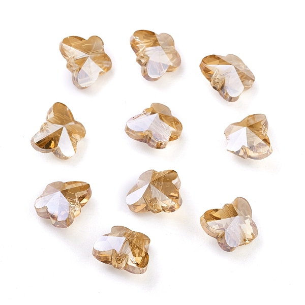 PandaHall Transparent Electroplate Glass Beads, Faceted, Butterfly, Pearl Luster Plated, Navajo White, 8x10x5.5mm, Hole: 1mm Glass Butterfly..., Orange
PandaHall Transparent Electroplate Glass Beads, Faceted, Butterfly, Pearl Luster Plated, Navajo White, 8x10x5.5mm, Hole: 1mm Glass Butterfly..., Orange