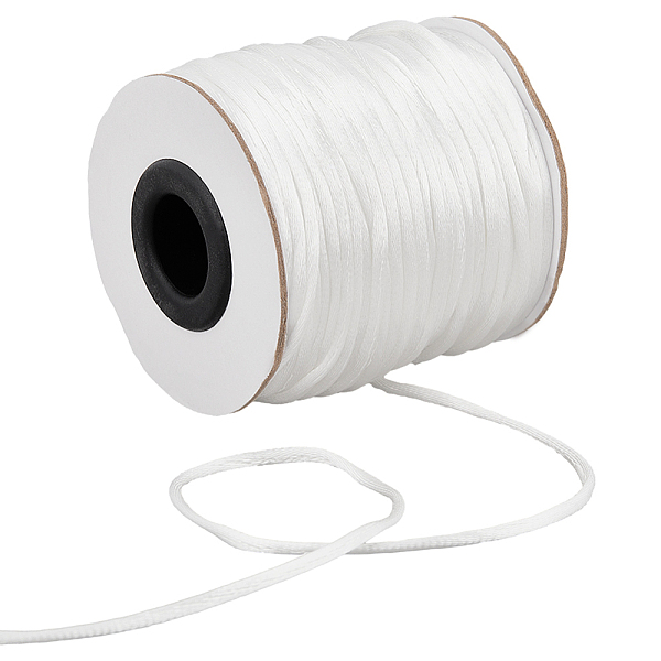 PandaHall SUNNYCLUE 1 Roll Nylon Rattail Satin Cord, Beading String, for Chinese Knotting, Jewelry Making, Rattail Satin Cord, White, 2mm...
PandaHall SUNNYCLUE 1 Roll Nylon Rattail Satin Cord, Beading String, for Chinese Knotting, Jewelry Making, Rattail Satin Cord, White, 2mm...