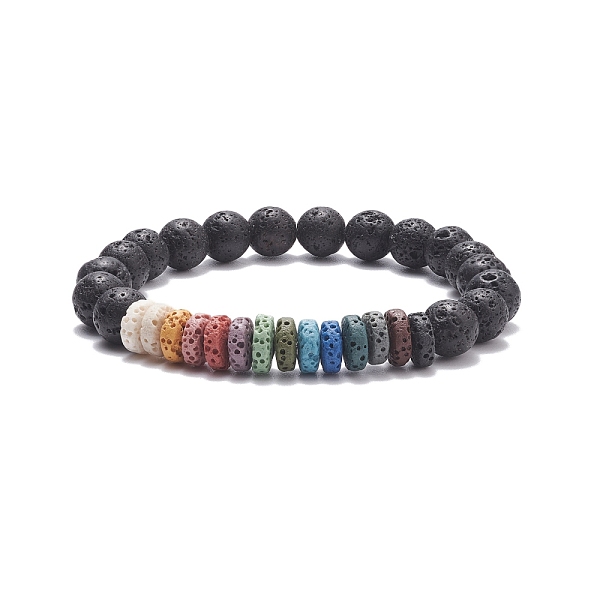 PandaHall Natural Lava Rock Beaded Stretch Bracelet, Essential Oil Gemstone Jewelry for Women, Inner Diameter: 2-1/4 inch(5.8cm) Lava Rock
PandaHall Natural Lava Rock Beaded Stretch Bracelet, Essential Oil Gemstone Jewelry for Women, Inner Diameter: 2-1/4 inch(5.8cm) Lava Rock