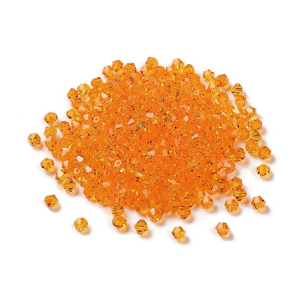 PandaHall Transparent Glass Beads, Bicone, Dark Orange, 4x4x3.5mm, Hole: 1mm, 720pcs/bag Glass Bicone
PandaHall Transparent Glass Beads, Bicone, Dark Orange, 4x4x3.5mm, Hole: 1mm, 720pcs/bag Glass Bicone