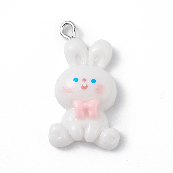 PandaHall Opaque Resin Pendants, Rabbit Charms, with Platinum Tone Iron Loops, Rabbit, 30.5x16.5x6.5mm, Hole: 2mm Iron+Resin Rabbit
PandaHall Opaque Resin Pendants, Rabbit Charms, with Platinum Tone Iron Loops, Rabbit, 30.5x16.5x6.5mm, Hole: 2mm Iron+Resin Rabbit