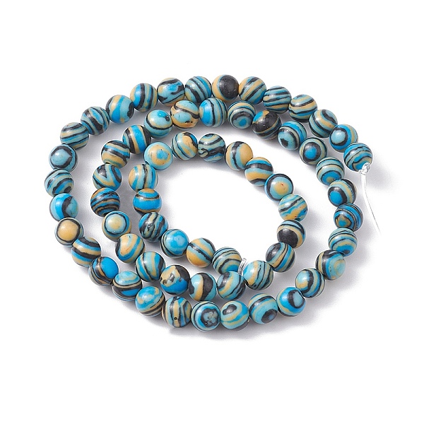 PandaHall Synthetic Malachite Beads Strands, Dyed, Round, Sky Blue, 6mm, Hole: 0.5mm, about 63pcs/strand, 14.96''(38cm) Malachite Round
PandaHall Synthetic Malachite Beads Strands, Dyed, Round, Sky Blue, 6mm, Hole: 0.5mm, about 63pcs/strand, 14.96''(38cm) Malachite Round