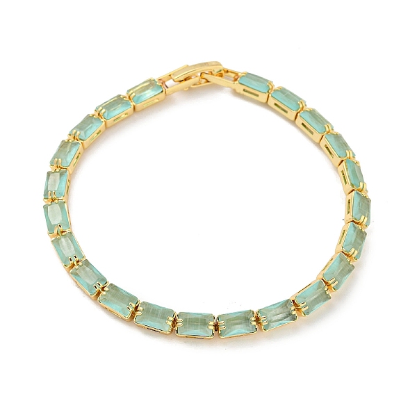 PandaHall Rack Plating Brass Rectangle Link Chain Bracelet, Green Cubic Zirconia Tennis Bracelets, Long-Lasting Plated, Cadmium Free & Lead...
PandaHall Rack Plating Brass Rectangle Link Chain Bracelet, Green Cubic Zirconia Tennis Bracelets, Long-Lasting Plated, Cadmium Free & Lead...