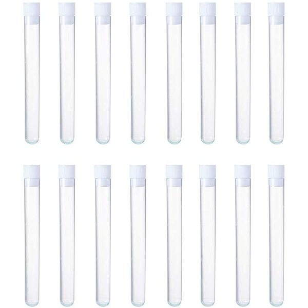 PandaHall 100 Pack Clear Plastic Test Tubes with White Caps 13x102mm for Jewelry Seed Beads Powder Spice Liquid Experiment Birthday Party...
PandaHall 100 Pack Clear Plastic Test Tubes with White Caps 13x102mm for Jewelry Seed Beads Powder Spice Liquid Experiment Birthday Party...