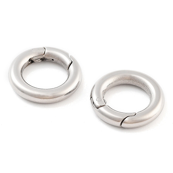 PandaHall 316 Stainless Steel Spring Gate Rings, Rings, Stainless Steel Color, 12x2.3mm 316 Surgical Stainless Steel
PandaHall 316 Stainless Steel Spring Gate Rings, Rings, Stainless Steel Color, 12x2.3mm 316 Surgical Stainless Steel