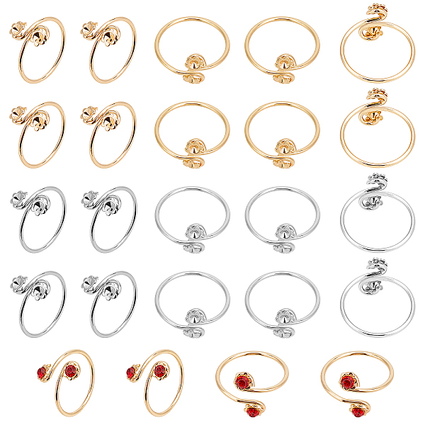 PandaHall ARRICRAFT 40Pcs 2 Colors Brass Finger Ring Rhinestone Settings, Nickel Free, Platinum & Golden, 20pcs/color Brass
PandaHall ARRICRAFT 40Pcs 2 Colors Brass Finger Ring Rhinestone Settings, Nickel Free, Platinum & Golden, 20pcs/color Brass