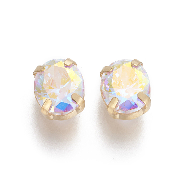PandaHall Sew on Cubic Zirconia, with Brass Prong Settings, Garments Accessories, Multi-strand Links, Oval, Mixed Color, 10x8x5mm, Hole..., Multicolor
PandaHall Sew on Cubic Zirconia, with Brass Prong Settings, Garments Accessories, Multi-strand Links, Oval, Mixed Color, 10x8x5mm, Hole..., Multicolor