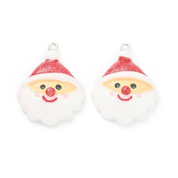 PandaHall Resin Pendants, for Christmas Festival, with Platinum Iron Peg Bail, Glitter Powder, Santa Claus, White, 33x25x9mm, Hole: 2mm...
PandaHall Resin Pendants, for Christmas Festival, with Platinum Iron Peg Bail, Glitter Powder, Santa Claus, White, 33x25x9mm, Hole: 2mm...