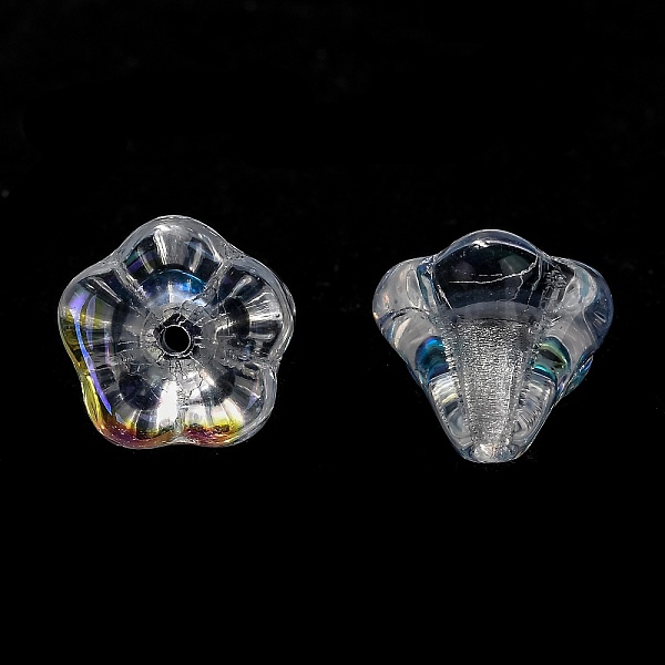 PandaHall Transparent Czech Glass Beads, Flower, Clear AB, 10x8mm, Hole: 2mm, about 120pcs/bag Czech Glass Flower White
PandaHall Transparent Czech Glass Beads, Flower, Clear AB, 10x8mm, Hole: 2mm, about 120pcs/bag Czech Glass Flower White