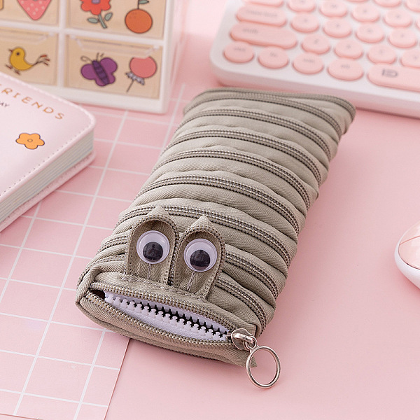 PandaHall Polyester Cloth Storage Pen Bags, with Zip Lock, Office & School Supplies, Inchworm-shaped, Rosy Brown, 210x90mm Polyester
PandaHall Polyester Cloth Storage Pen Bags, with Zip Lock, Office & School Supplies, Inchworm-shaped, Rosy Brown, 210x90mm Polyester