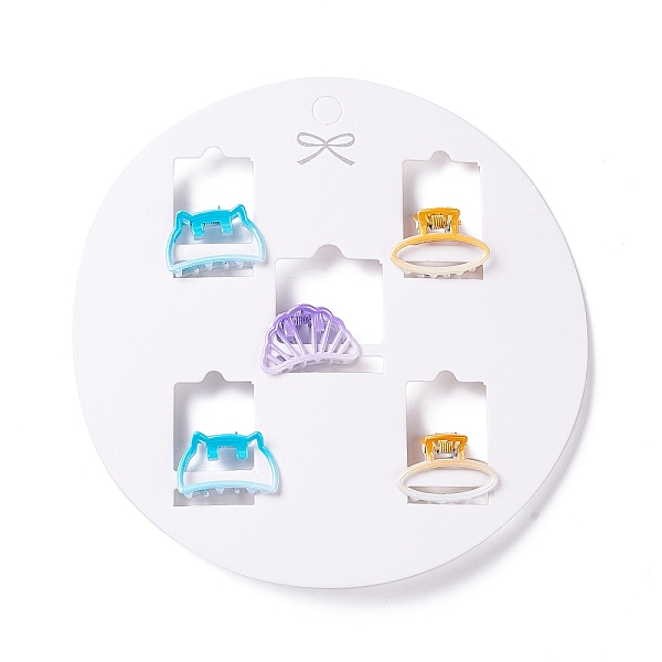 PandaHall Iron Claw Hair Clips, Spray Painted, Gradient Color, Cat Head & Oval & Half Round, Colorful, 16x25.5x12mm Iron
PandaHall Iron Claw Hair Clips, Spray Painted, Gradient Color, Cat Head & Oval & Half Round, Colorful, 16x25.5x12mm Iron