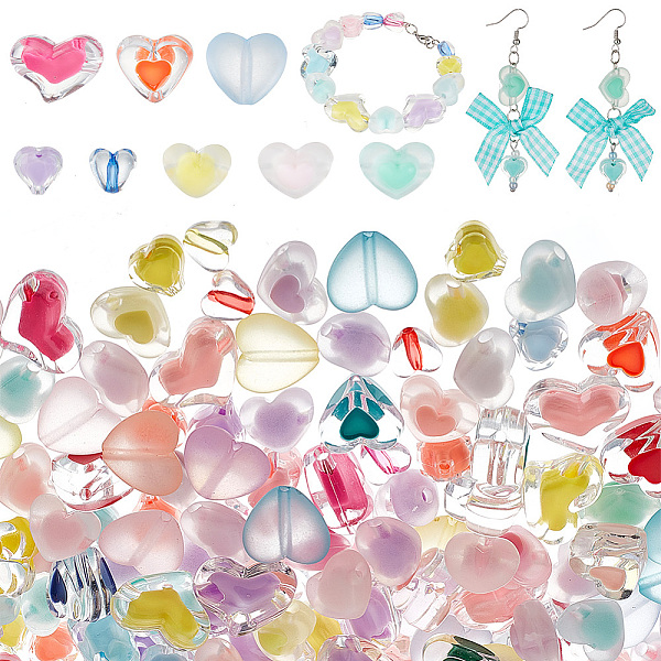 PandaHall ARRICRAFT 320Pcs 8 Styles Transparent Acrylic Beads, Bead in Bead, Heart, Mixed Color, 15.5x17x10mm, Hole: 2mm, 40pcs/style..., Multicolor
PandaHall ARRICRAFT 320Pcs 8 Styles Transparent Acrylic Beads, Bead in Bead, Heart, Mixed Color, 15.5x17x10mm, Hole: 2mm, 40pcs/style..., Multicolor