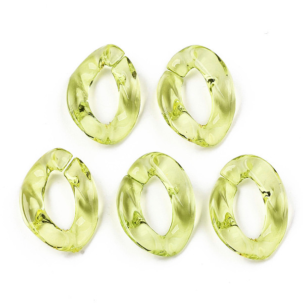 PandaHall Transparent Acrylic Linking Rings, Quick Link Connectors, for Curb Chains Making, Twist, Yellow Green, 23x17x4.5mm, Inner Diameter...
PandaHall Transparent Acrylic Linking Rings, Quick Link Connectors, for Curb Chains Making, Twist, Yellow Green, 23x17x4.5mm, Inner Diameter...