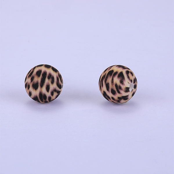PandaHall Printed Round with Leopard Print Pattern Silicone Focal Beads, Sienna, 15x15mm, Hole: 2mm Silicone Round Brown
PandaHall Printed Round with Leopard Print Pattern Silicone Focal Beads, Sienna, 15x15mm, Hole: 2mm Silicone Round Brown