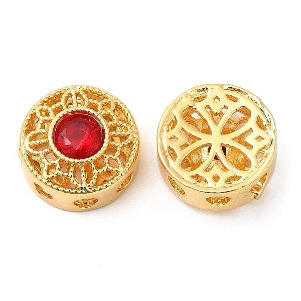 PandaHall Brass Multi-Strand Links, with Glass, Hollow Flat Round, Real 18K Gold Plated, 10x5mm, Hole: 1.8mm Brass Flat Round
PandaHall Brass Multi-Strand Links, with Glass, Hollow Flat Round, Real 18K Gold Plated, 10x5mm, Hole: 1.8mm Brass Flat Round