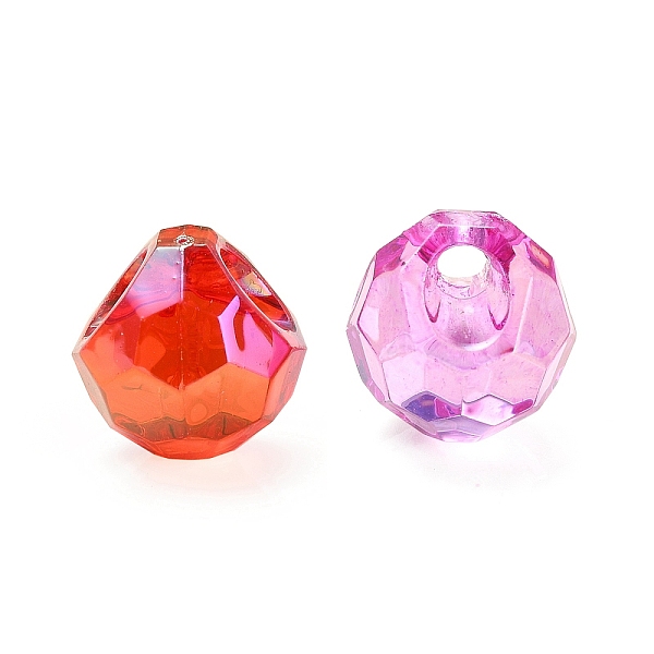 PandaHall UV Plating Rainbow Iridescent Acrylic European Beads, Faceted, Large Hole Beads, Round, Mixed Color, 15.5x15.5mm, Hole: 4mm..., Multicolor
PandaHall UV Plating Rainbow Iridescent Acrylic European Beads, Faceted, Large Hole Beads, Round, Mixed Color, 15.5x15.5mm, Hole: 4mm..., Multicolor