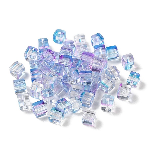 PandaHall Two Tone Transparent Glass Beads, Cube, Violet, 6x6x7mm, Hole: 1.4mm, about 500pcs/bag Glass Cube Purple
PandaHall Two Tone Transparent Glass Beads, Cube, Violet, 6x6x7mm, Hole: 1.4mm, about 500pcs/bag Glass Cube Purple