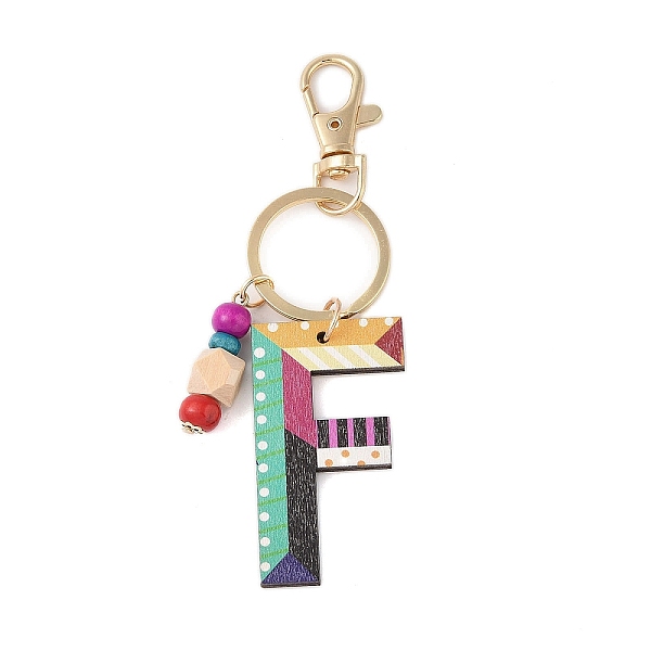 PandaHall Wood Keychain, with Dye & Iron Key Ring, Letter F, 11.6~12.1cm. Wood Letter F
PandaHall Wood Keychain, with Dye & Iron Key Ring, Letter F, 11.6~12.1cm. Wood Letter F