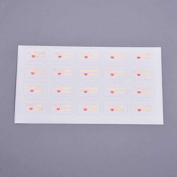 PandaHall Valentine's Day Sealing Stickers, Label Paster Picture Stickers, for Gift Packaging, Rectangle with Word Handmade with Love, White...
PandaHall Valentine's Day Sealing Stickers, Label Paster Picture Stickers, for Gift Packaging, Rectangle with Word Handmade with Love, White...
