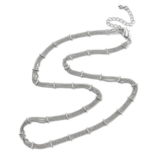 PandaHall Rack Plating Brass Multi-Strand Necklace Making, Long-Lasting Plated, Lead Free & Cadmium Free, Platinum, 18.54 inch(47.1cm)...
PandaHall Rack Plating Brass Multi-Strand Necklace Making, Long-Lasting Plated, Lead Free & Cadmium Free, Platinum, 18.54 inch(47.1cm)...