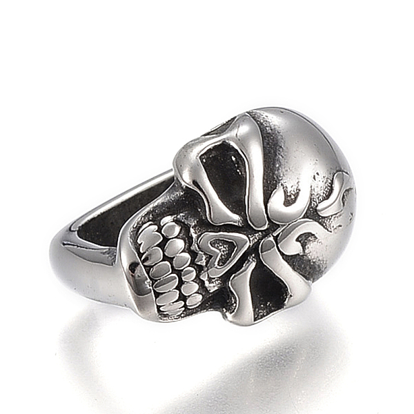 PandaHall 304 Stainless Steel Slide Charms, Skull, Antique Silver, 15.5x10x13mm, Hole: 7x12mm 304 Stainless Steel Skull
PandaHall 304 Stainless Steel Slide Charms, Skull, Antique Silver, 15.5x10x13mm, Hole: 7x12mm 304 Stainless Steel Skull