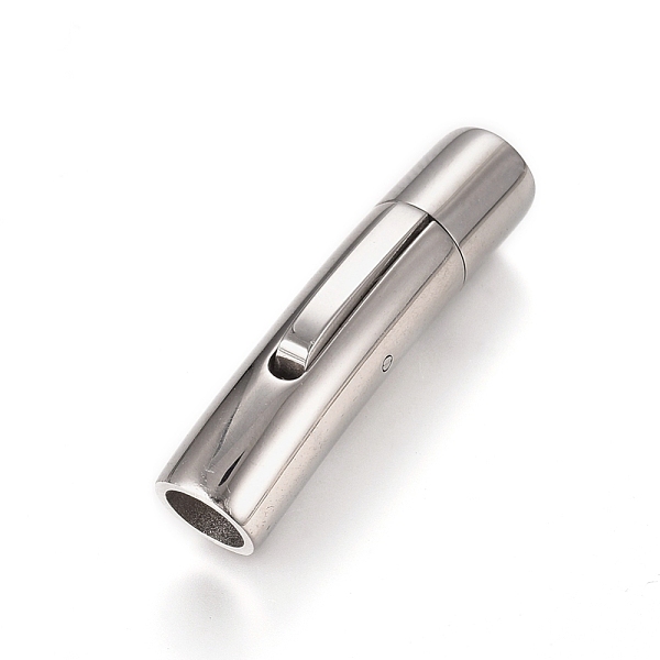 PandaHall 304 Stainless Steel Bayonet Clasps, Tube, Stainless Steel Color, 30x7x8.7mm, Hole: 5mm 304 Stainless Steel
PandaHall 304 Stainless Steel Bayonet Clasps, Tube, Stainless Steel Color, 30x7x8.7mm, Hole: 5mm 304 Stainless Steel