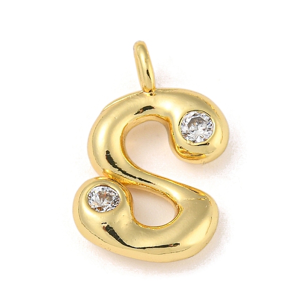 PandaHall Rack Plating Brass Micro Pave Cubic Zirconia Pendants, Cadmium Free & Lead Free, Long-Lasting Plated, Real 18K Gold Plated, Letter..., Clear
PandaHall Rack Plating Brass Micro Pave Cubic Zirconia Pendants, Cadmium Free & Lead Free, Long-Lasting Plated, Real 18K Gold Plated, Letter..., Clear