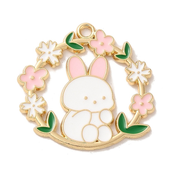 PandaHall Alloy Enamel Pendants, Golden, Flat Round with Rabbit Charm, White, 29x30x1.5mm, Hole: 2mm Alloy+Enamel Flat Round White
PandaHall Alloy Enamel Pendants, Golden, Flat Round with Rabbit Charm, White, 29x30x1.5mm, Hole: 2mm Alloy+Enamel Flat Round White