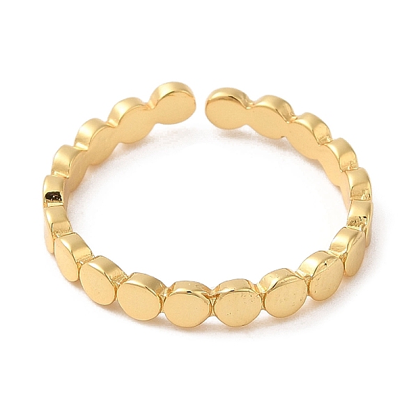 PandaHall Rack Plating Brass Flat Round Open Cuff Ring, Golden, US Size 6(16.5mm) Brass Flat Round
PandaHall Rack Plating Brass Flat Round Open Cuff Ring, Golden, US Size 6(16.5mm) Brass Flat Round