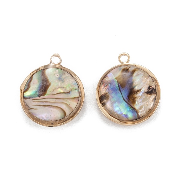 PandaHall Natural Paua Shell Pendants, with Golden Brass Findings, Flat Round, 16.5x14x5.5mm, Hole: 1.5mm Paua Shell Flat Round
PandaHall Natural Paua Shell Pendants, with Golden Brass Findings, Flat Round, 16.5x14x5.5mm, Hole: 1.5mm Paua Shell Flat Round