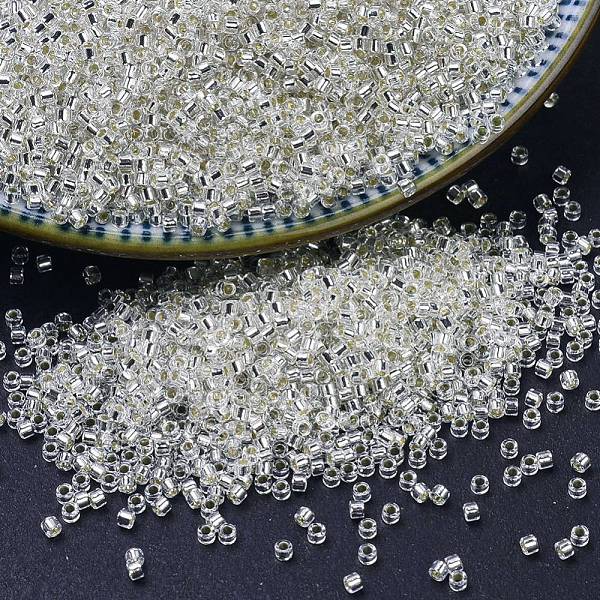 PandaHall MIYUKI Delica Beads Small, Cylinder, Japanese Seed Beads, 15/0, (DBS0041) Silverlined Crystal, 1.1x1.3mm, Hole: 0.7mm, about..., Clear
PandaHall MIYUKI Delica Beads Small, Cylinder, Japanese Seed Beads, 15/0, (DBS0041) Silverlined Crystal, 1.1x1.3mm, Hole: 0.7mm, about..., Clear