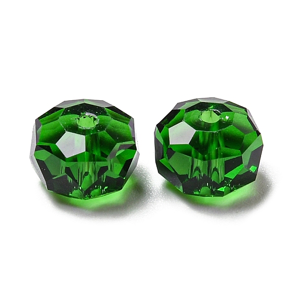 PandaHall Transparent Glass Beads, Faceted, Rondelle, Med.Emerald, 6x4mm, Hole: 1.2mm Glass Rondelle Green
PandaHall Transparent Glass Beads, Faceted, Rondelle, Med.Emerald, 6x4mm, Hole: 1.2mm Glass Rondelle Green