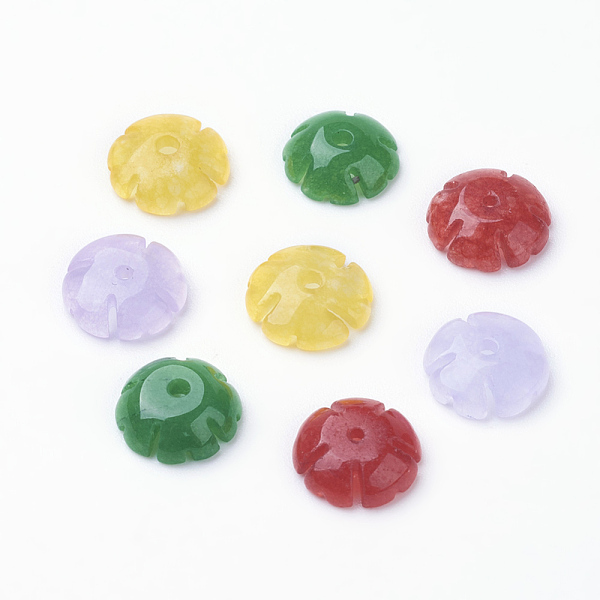 PandaHall Natural White Jade Beads Caps, Dyed, Flower, Mixed Color, 10x3mm, Hole: 1mm White Jade Flower Multicolor
PandaHall Natural White Jade Beads Caps, Dyed, Flower, Mixed Color, 10x3mm, Hole: 1mm White Jade Flower Multicolor