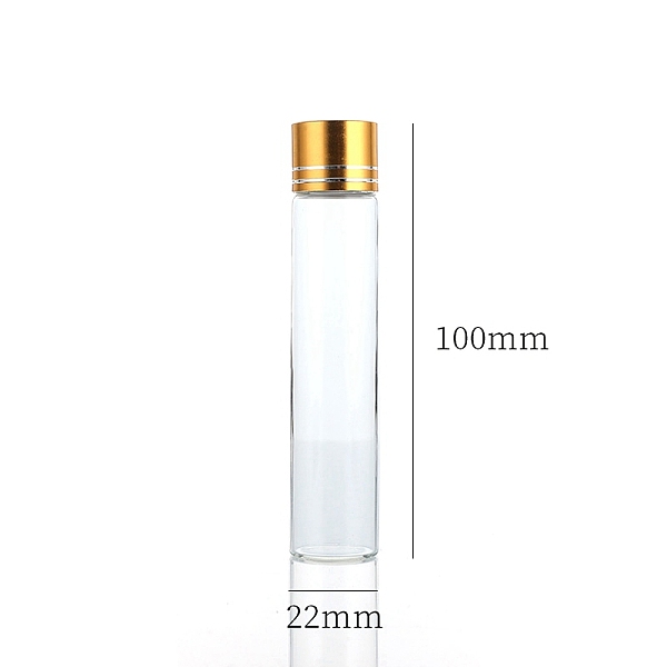PandaHall Clear Glass Bottles Bead Containers, Screw Top Bead Storage Tubes with Aluminum Cap, Column, Golden, 2.2x10cm, Capacity: 25ml...
PandaHall Clear Glass Bottles Bead Containers, Screw Top Bead Storage Tubes with Aluminum Cap, Column, Golden, 2.2x10cm, Capacity: 25ml...