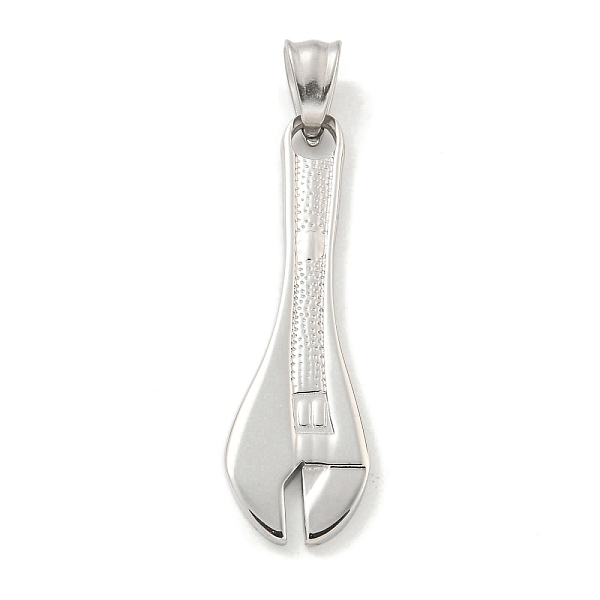 PandaHall 304 Stainless Steel Pendants, Wrench Charm, Stainless Steel Color, 46.5x14.5x3mm, Hole: 7.5x5mm 304 Stainless Steel Tool
PandaHall 304 Stainless Steel Pendants, Wrench Charm, Stainless Steel Color, 46.5x14.5x3mm, Hole: 7.5x5mm 304 Stainless Steel Tool