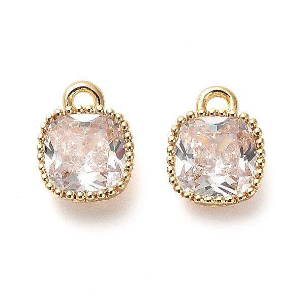 PandaHall Brass Micro Pave Cubic Zirconia Charms, Square Charms, Real 18K Gold Plated, 9x7x4mm, Hole: 1.4mm Brass+Cubic Zirconia Square..., Clear
PandaHall Brass Micro Pave Cubic Zirconia Charms, Square Charms, Real 18K Gold Plated, 9x7x4mm, Hole: 1.4mm Brass+Cubic Zirconia Square..., Clear