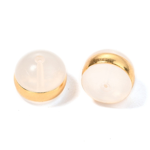 PandaHall TPE Plastic Ear Nuts, with 316 Surgical Stainless Steel Findings, Earring Backs, Half Round/Dome, Real 18k Gold Plated, 4x5mm...
PandaHall TPE Plastic Ear Nuts, with 316 Surgical Stainless Steel Findings, Earring Backs, Half Round/Dome, Real 18k Gold Plated, 4x5mm...