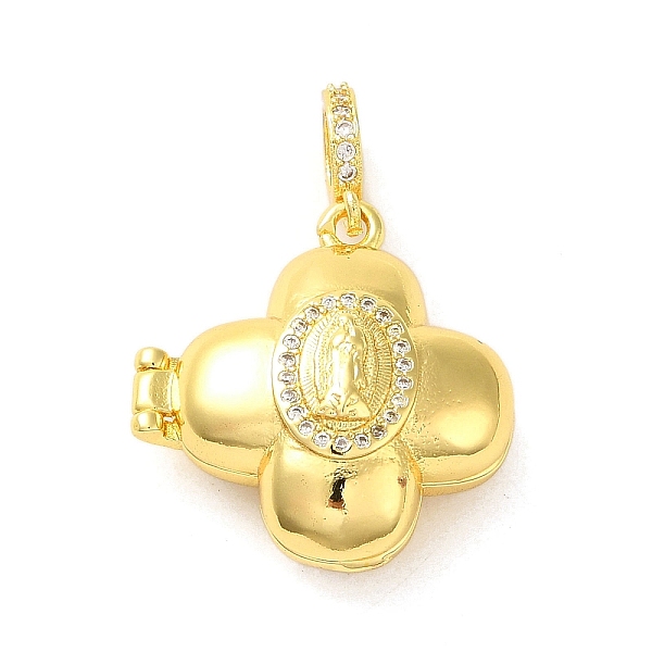 PandaHall Brass Micro Pave Clear Cubic Zirconia Pendants, Real 16K Gold Plated, Clover, 23.5x22.5x11mm, Hole: 5mm Brass+Cubic Zirconia...
PandaHall Brass Micro Pave Clear Cubic Zirconia Pendants, Real 16K Gold Plated, Clover, 23.5x22.5x11mm, Hole: 5mm Brass+Cubic Zirconia...