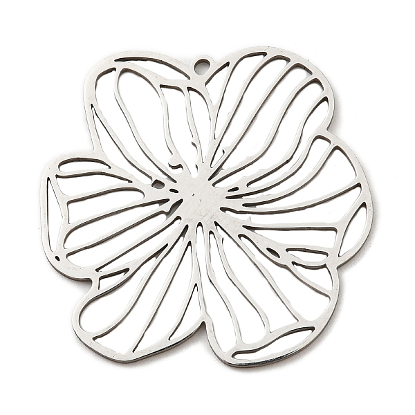 PandaHall 201 Stainless Steel Pendants, Laser Cut, Flower Charm, Stainless Steel Color, 29.5x30x1mm, Hole: 1.2mm 201 Stainless Steel Flower
PandaHall 201 Stainless Steel Pendants, Laser Cut, Flower Charm, Stainless Steel Color, 29.5x30x1mm, Hole: 1.2mm 201 Stainless Steel Flower