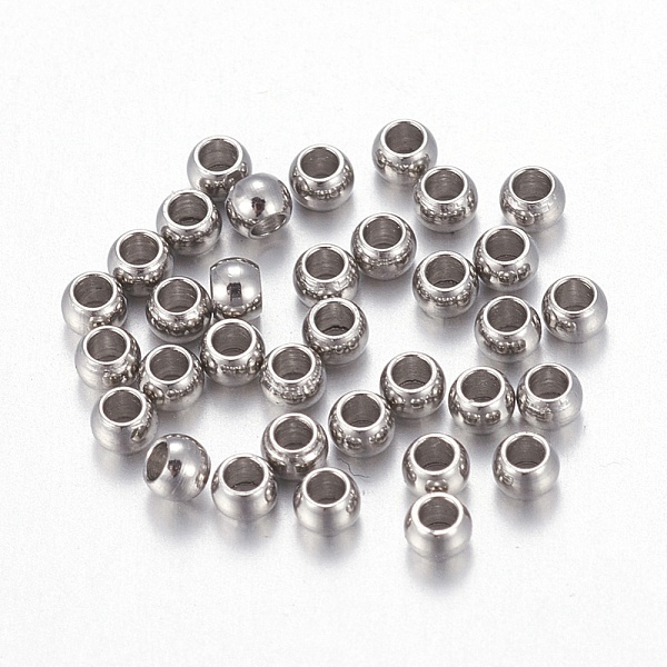 PandaHall 202 Stainless Steel Beads, Round, Stainless Steel Color, 2x1.5mm, Hole: 1mm 202 Stainless Steel Round
PandaHall 202 Stainless Steel Beads, Round, Stainless Steel Color, 2x1.5mm, Hole: 1mm 202 Stainless Steel Round