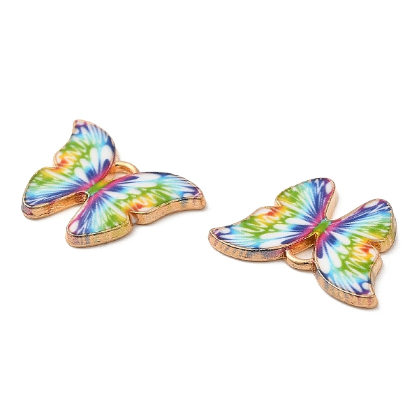 PandaHall Light Gold Tone Alloy Enamel Pendants, Cadmium Free & Lead Free, Butterfly Charm, Colorful, 16x22x1.5mm, Hole: 2x1.5mm...
PandaHall Light Gold Tone Alloy Enamel Pendants, Cadmium Free & Lead Free, Butterfly Charm, Colorful, 16x22x1.5mm, Hole: 2x1.5mm...
