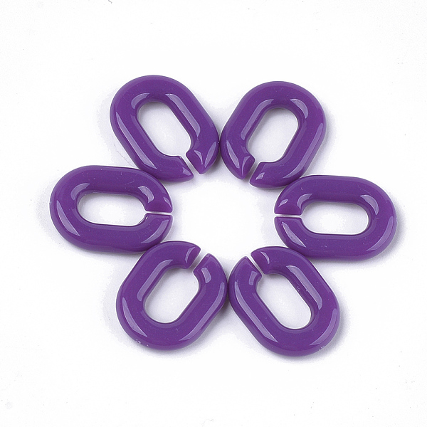 PandaHall Acrylic Linking Rings, Quick Link Connectors, For Jewelry Chains Making, Oval, Blue Violet, 19x14x4.5mm, Hole: 11x5.5mm, about..., Purple
PandaHall Acrylic Linking Rings, Quick Link Connectors, For Jewelry Chains Making, Oval, Blue Violet, 19x14x4.5mm, Hole: 11x5.5mm, about..., Purple