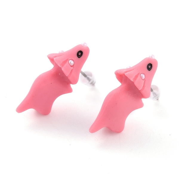PandaHall Cute Dinosaur Resin Stud Earrings, Animal Earrings with Alloy Pin for Women, Pink, 24x9.5x13mm, Pin: 0.6mm Resin Dinosaur Pink
PandaHall Cute Dinosaur Resin Stud Earrings, Animal Earrings with Alloy Pin for Women, Pink, 24x9.5x13mm, Pin: 0.6mm Resin Dinosaur Pink