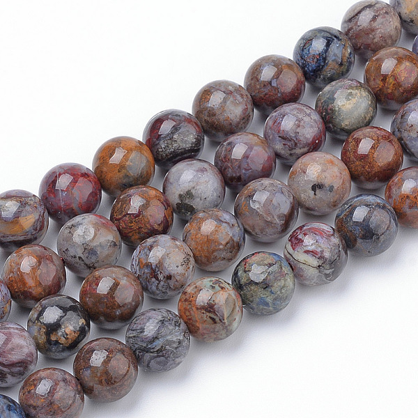 PandaHall Natural Pietersite Beads Strands, Round, 11~12mm, Hole: 1mm, about 32~35pcs/strand, 15.7 inch Pietersite Round
PandaHall Natural Pietersite Beads Strands, Round, 11~12mm, Hole: 1mm, about 32~35pcs/strand, 15.7 inch Pietersite Round
