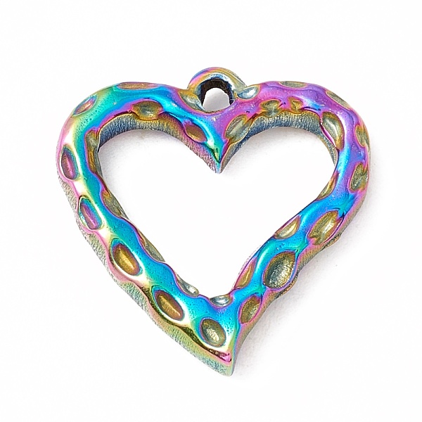 PandaHall Ion Plating(IP) 304 Stainless Steel Pendants, Heart, Rainbow Color, 21x20x3.5mm, Hole: 1.6mm 304 Stainless Steel Heart
PandaHall Ion Plating(IP) 304 Stainless Steel Pendants, Heart, Rainbow Color, 21x20x3.5mm, Hole: 1.6mm 304 Stainless Steel Heart