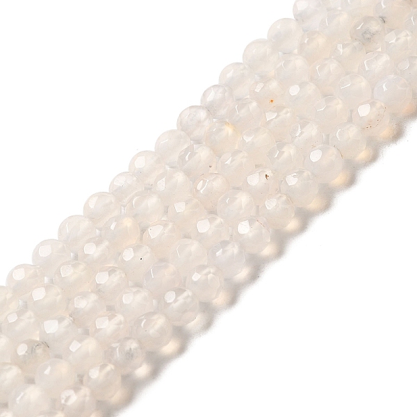 PandaHall Natural White Agate Beads Strands, Faceted, Round, WhiteSmoke, 4mm, Hole: 0.5mm, about 91~93pcs/strand, 15 inch Natural Agate...
PandaHall Natural White Agate Beads Strands, Faceted, Round, WhiteSmoke, 4mm, Hole: 0.5mm, about 91~93pcs/strand, 15 inch Natural Agate...